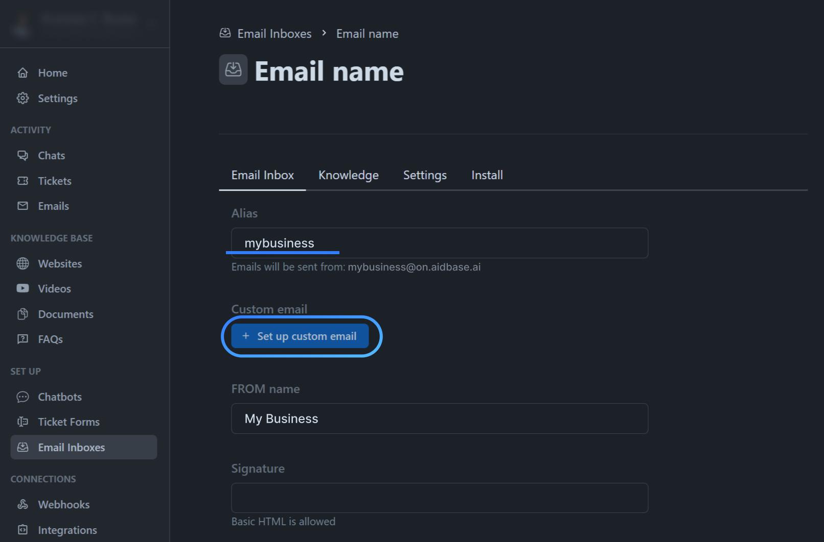 Verify email