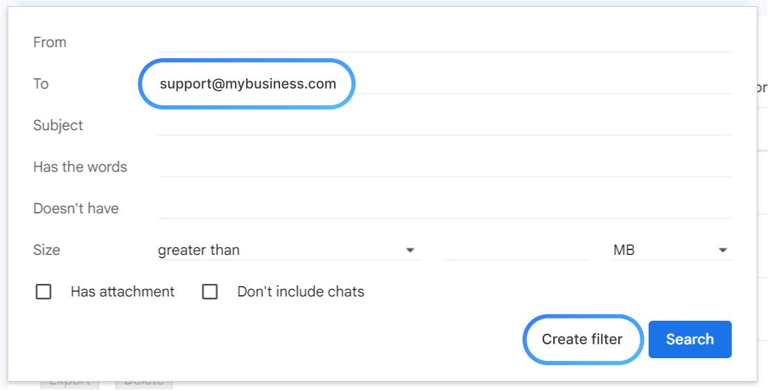 Set up forwarding